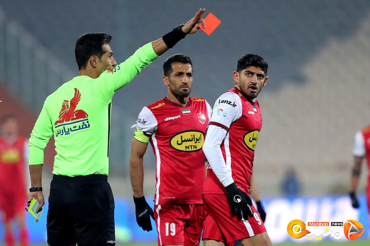 گزارش داور بازی پرسپولیس علیه مهدی ترابی