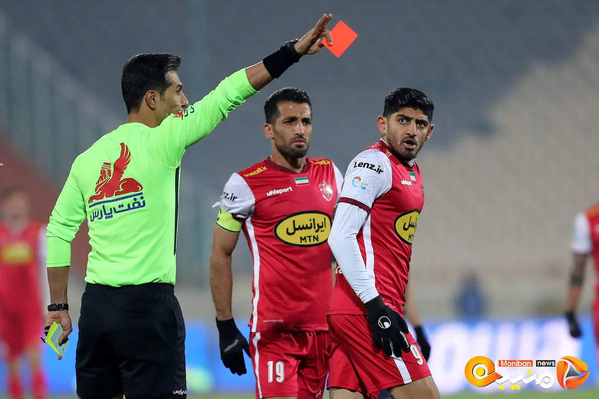 گزارش داور بازی پرسپولیس علیه مهدی ترابی