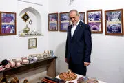 بازدید رئیس جمهور از مسجد کبود ایروان