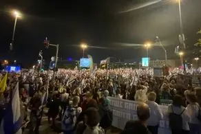 تظاهرات در مقابل خانه نتانیاهو + عکس  