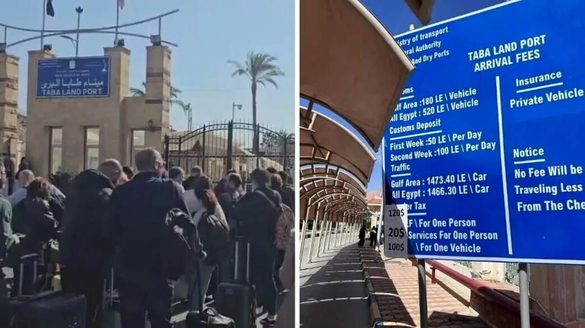 هجوم اسرائیلی‌ها به مرز مصر برای فرار جنگ + عکس 