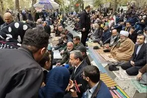 حضور عراقچی در مراسم راهپیمایی روز جهانی قدس 