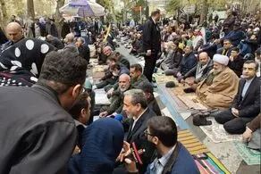 حضور عراقچی در مراسم راهپیمایی روز جهانی قدس 
