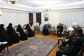 حضور رئیس دفتر رهبری انقلاب در منزل سردار سلامی