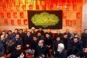 حضور پزشکیان و قالیباف در جمع عزاداران هیئت آل‌یاسین مشهد