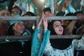گزارش تصویری/ گردهمایی بزرگ حامیان مسعود پزشکیان در ورزشگاه حیدرنیا