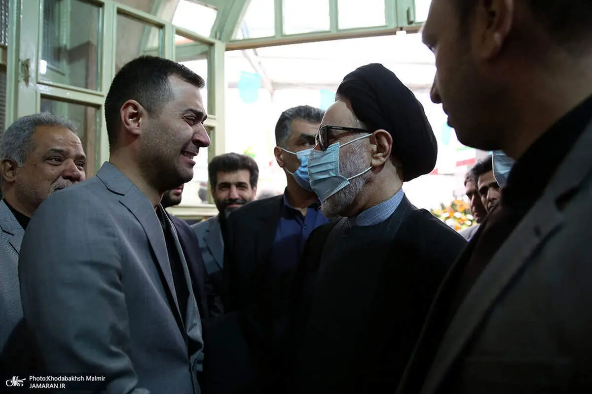 سیدمحمد خاتمی نماز میت خواند+عکس