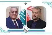 گفتگوی وزرای خارجه ایران و لبنان