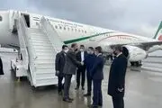 ورود وزیر امور خارجه ایران به باکو