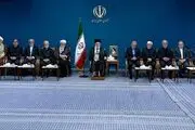 دیدار رئیس جمهور و اعضای هیئت دولت چهاردهم با رهبر انقلاب اسلامی 