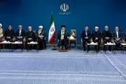 دیدار رئیس جمهور و اعضای هیئت دولت چهاردهم با رهبر انقلاب اسلامی 