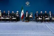 دیدار رئیس جمهور و اعضای هیئت دولت چهاردهم با رهبر انقلاب اسلامی 