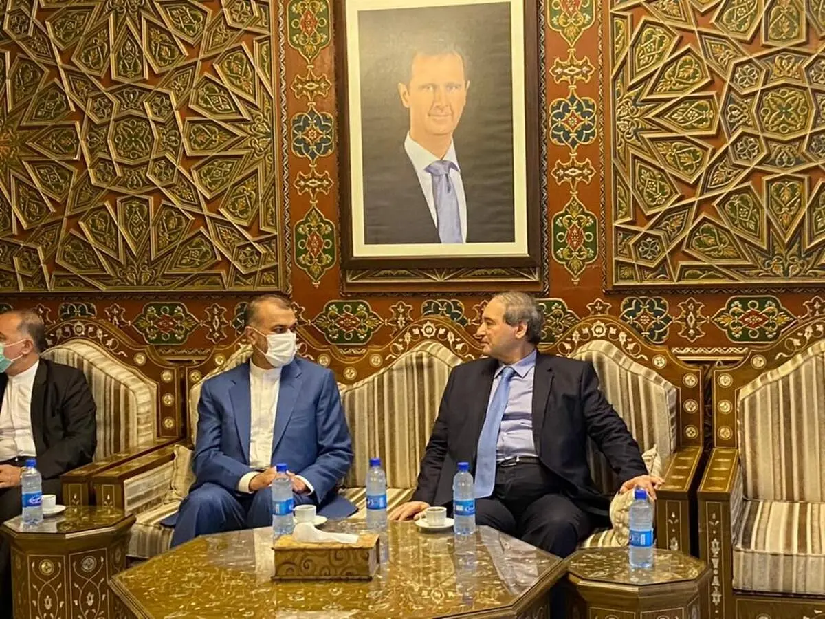 امیرعبداللهیان به دمشق رسید 