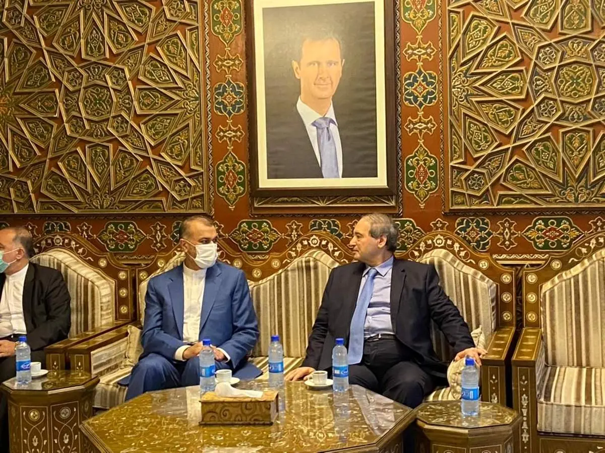 امیرعبداللهیان به دمشق رسید