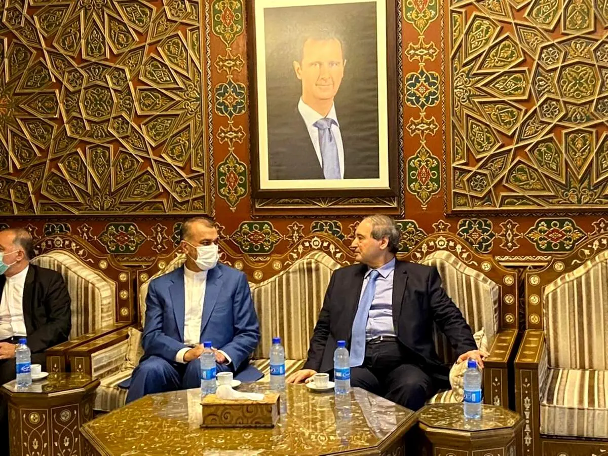 امیرعبداللهیان به دمشق رسید 