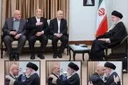 دیدار رئیس و اعضای شورای رهبری حماس با رهبر انقلاب 