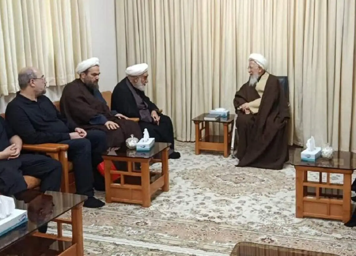 دیدار حجت‌الاسلام‌والمسلمین محمدی گلپایگانی و سیدحسن خمینی با آیت‌الله جوادی آملی