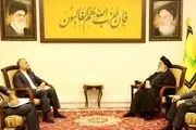 امیرعبداللهیان با سید حسن نصرالله دیدار کرد 