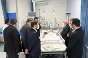 عیادت حاجی میرزایی از کارمند حوزه روابط عمومی ریاست جمهوری