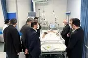 عیادت حاجی میرزایی از کارمند حوزه روابط عمومی ریاست جمهوری