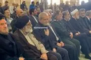 مسعود پزشکیان در مراسم چهلم شهید رئیسی