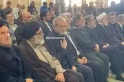مسعود پزشکیان در مراسم چهلم شهید رئیسی