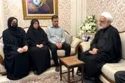 اولین عکس از همسر و فرزندان حسین امیرعبداللهیان پس از شهادت او‌ + ببینید 