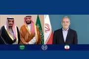 پیام پزشکیان به پادشاه و ولیعهد عربستان