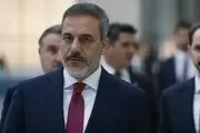 حضور وزیر خارجه ترکیه در مراسم تحلیف پزشکیان 