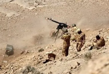 درگیری سپاه با گروهک تروریستی در مرز لار زاهدان 