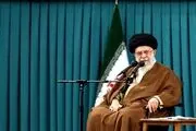 مدیحه سرایی مداح لبنانی در دیدار رهبری + ببینید 