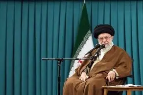 مدیحه سرایی مداح لبنانی در دیدار رهبری + ببینید 