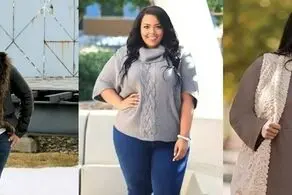 افراد چاق با این لباس‌ها لاغرتر شوید!