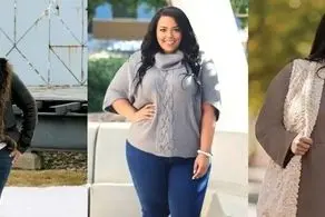 افراد چاق با این لباس‌ها لاغرتر شوید!
