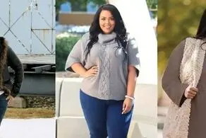 افراد چاق با این لباس‌ها لاغرتر شوید!