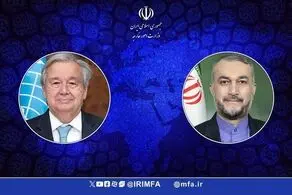 رایزنی حسین امیرعبداللهیان با گوترش درباره تحولات در دریای سرخ 