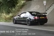 تست شتاب و سرعت ب‌ام‌و M3 V10 در اتوبان + فیلم