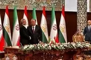بیانیه مشترک به امضای روسای جمهور ایران و تاجیکستان رسید