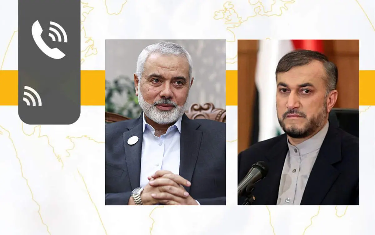 ابلاغ سلام گرم هنیه به رهبری و رئیس جمهوری ایران