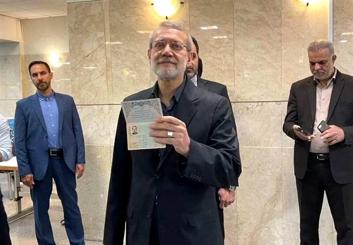 علی لاریجانی کجا رای داد؟