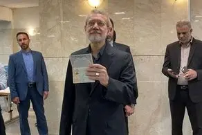 علی لاریجانی کجا رای داد؟