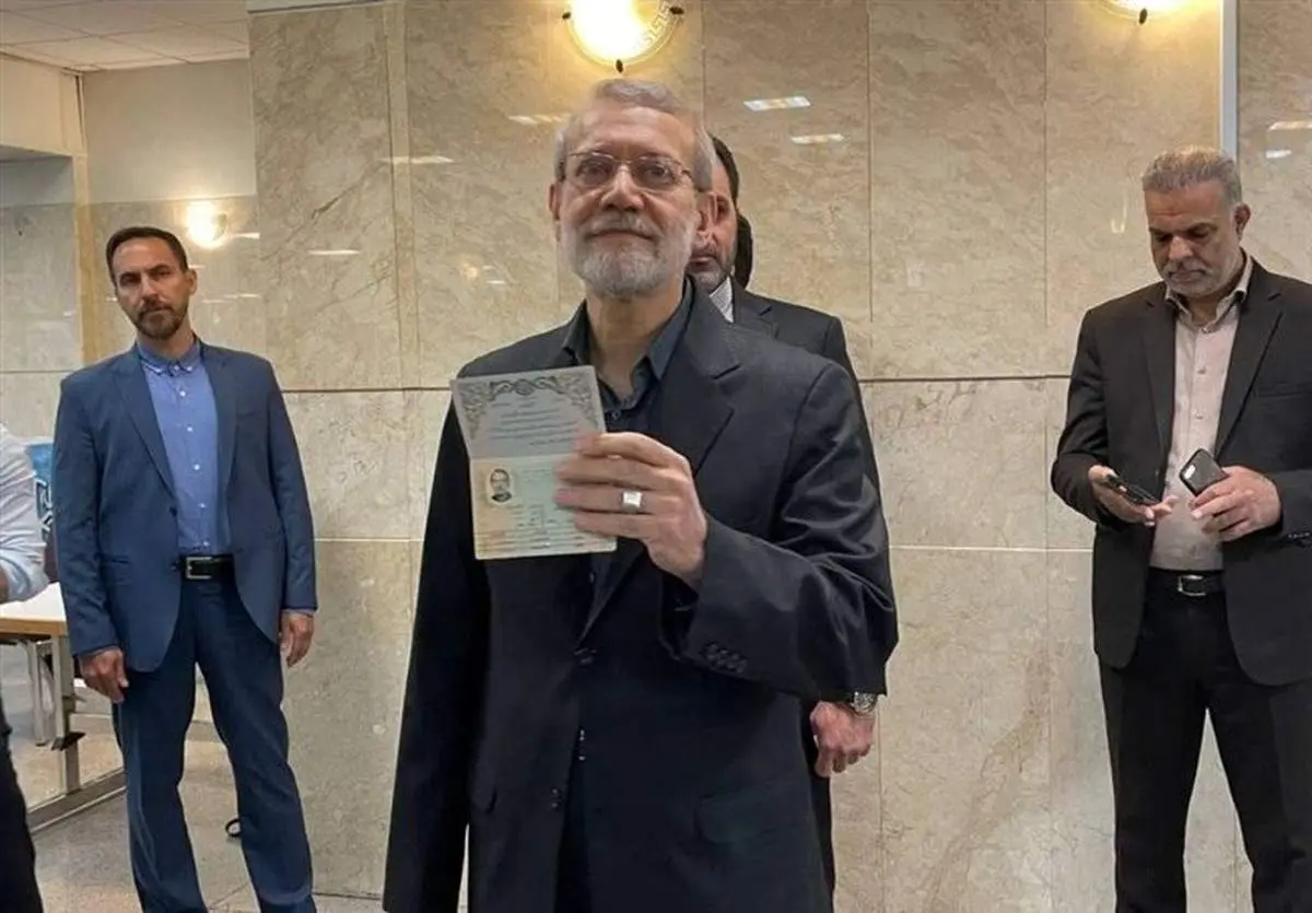 علی لاریجانی کجا رای داد؟