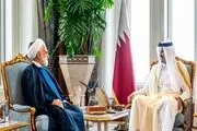 دیدار رئیس قوه قضاییه با امیر قطر