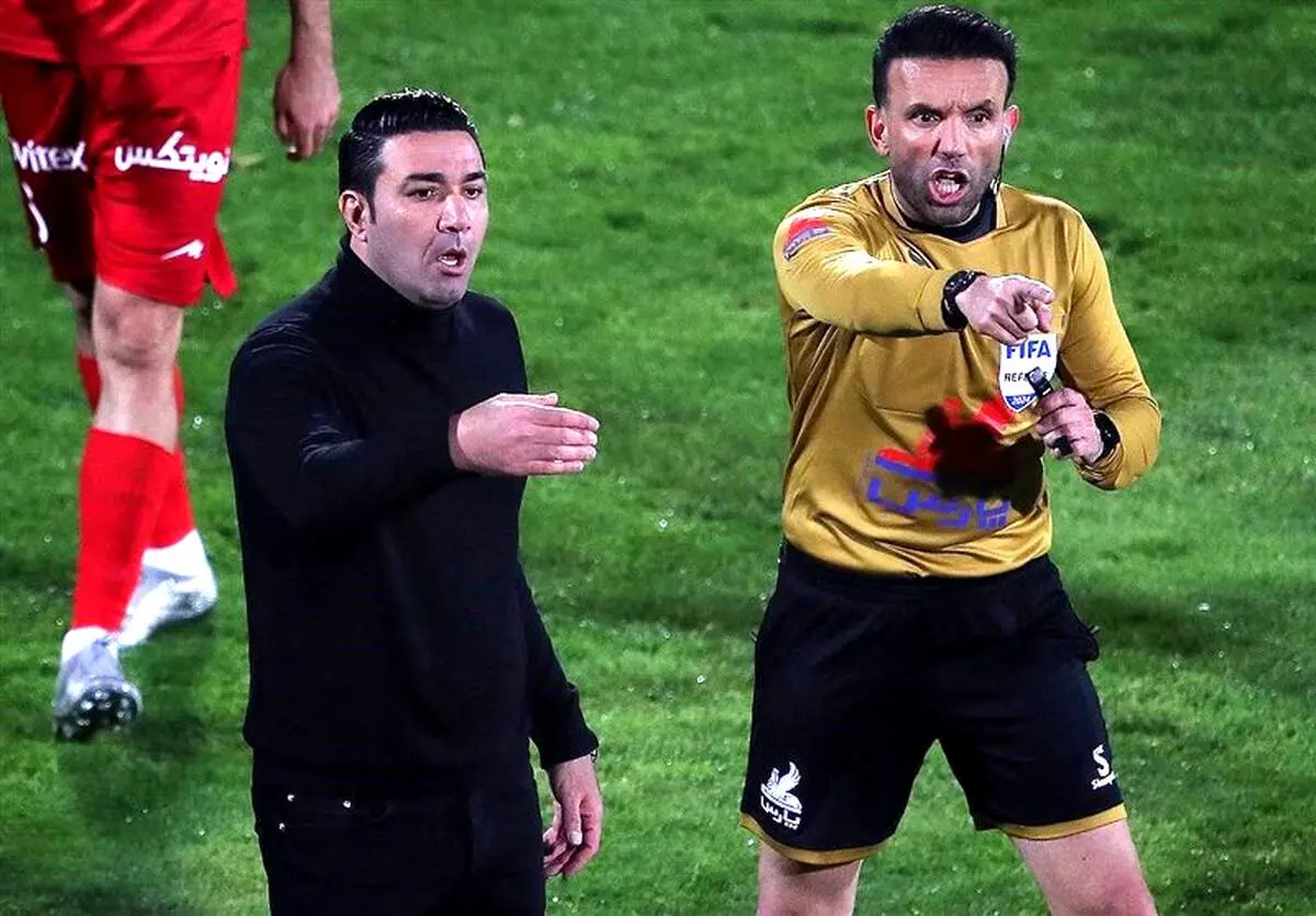 نکونام: دو داور دربی سال قبل پرسپولیسی بودند، خواهشاً کسی از داوری دفاع نکند!