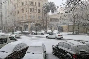 هم اکنون؛ بارش شدید و زیبای برف در این منطقه