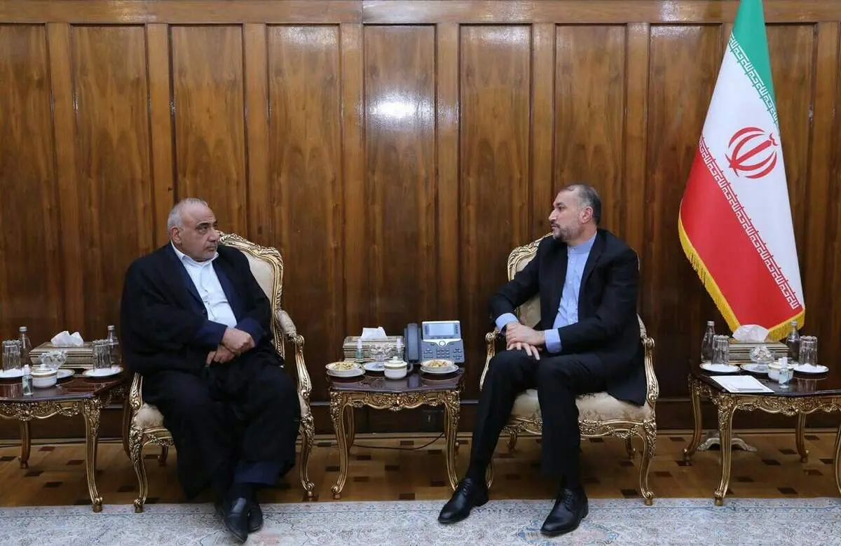 دیدار نخست‌وزیر پیشین عراق با امیرعبداللهیان