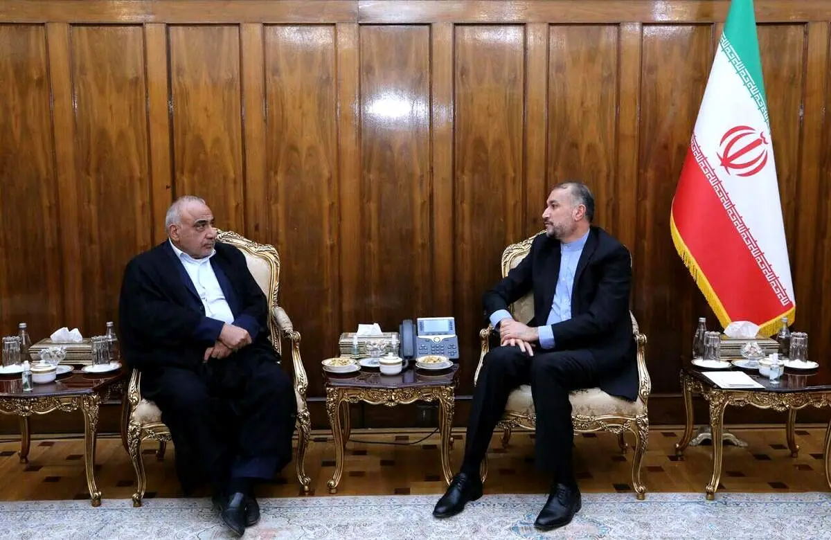 دیدار نخست‌وزیر پیشین عراق با امیرعبداللهیان