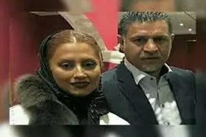 علی دایی با همسرش مونا فرخ آذری در کنسرت خواننده محبوب/ فیلم