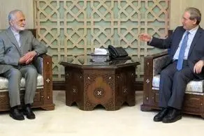 دیدار خرازی با وزیر امور خارجه سوریه