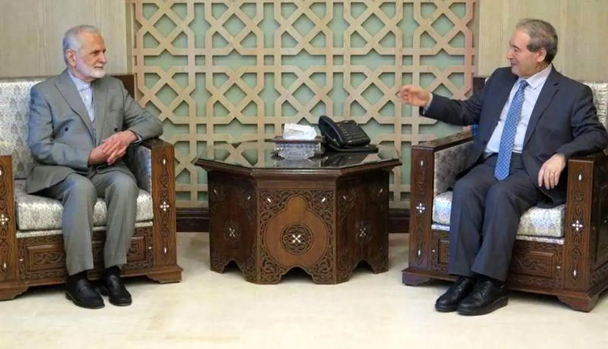 دیدار خرازی با وزیر امور خارجه سوریه